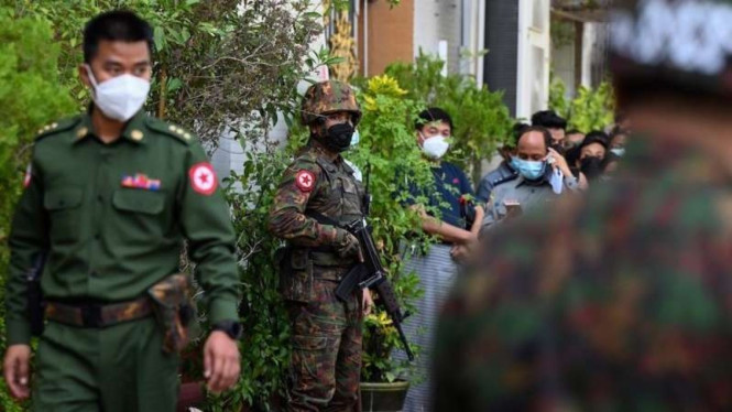 VIVA Militer: Tentara Myanmar tangkap warga sipil yang ibadah di gereja