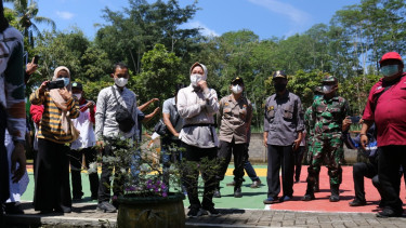 Mensos saat di MAN 2 di Desa Pagedangan, Kecamatan Turen,  Kabupaten Malang.