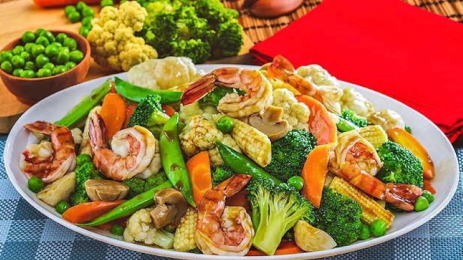 Capcay saus tiram