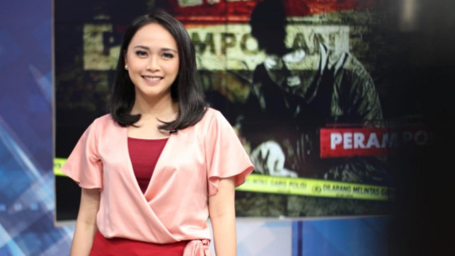 Presenter tvOne Maria Gerarda (Foto/Dok/Pribadi)