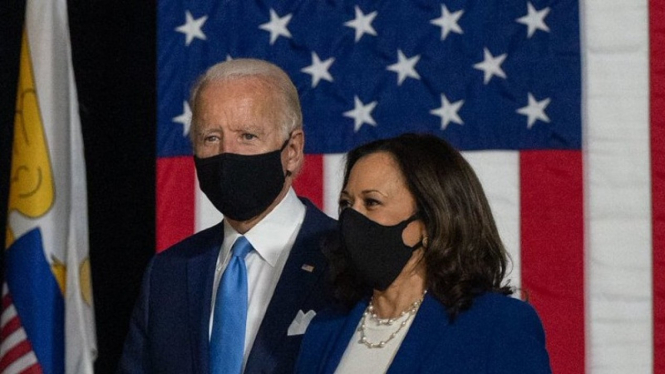 Presiden dan Wakil Presiden AS, Joe Biden dan Kamala Harris.