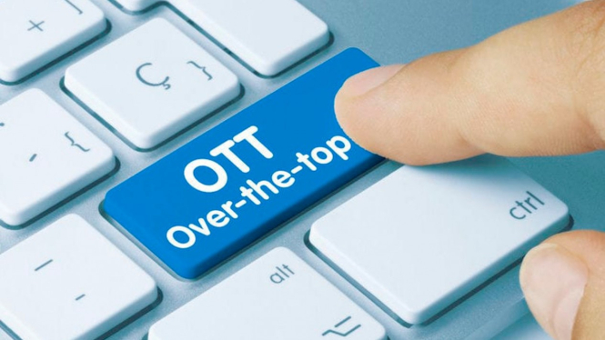 Layanan platform OTT (over the top).