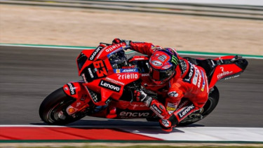 Pembalap Ducati, Francesco Bagnaia. 