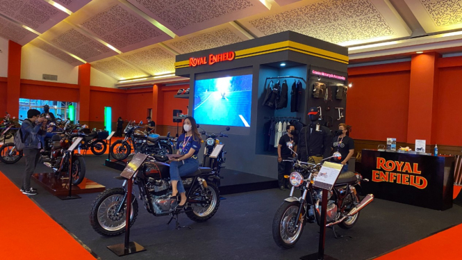 Booth Royal Enfield di IIMS 2021
