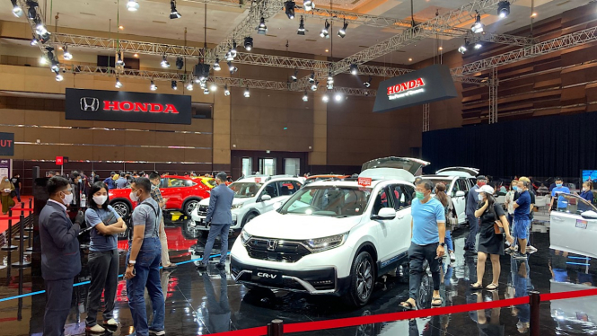 Booth Honda Indonesia di IIMS 2021