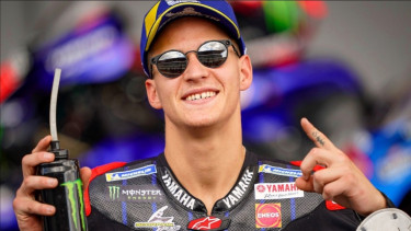 Pembalap Monster Energy Yamaha, Fabio Quartararo. 