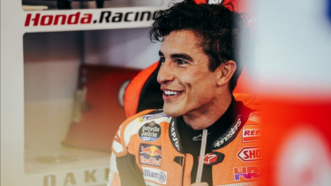 Pembalap Repsol Honda, Marc Marquez. 