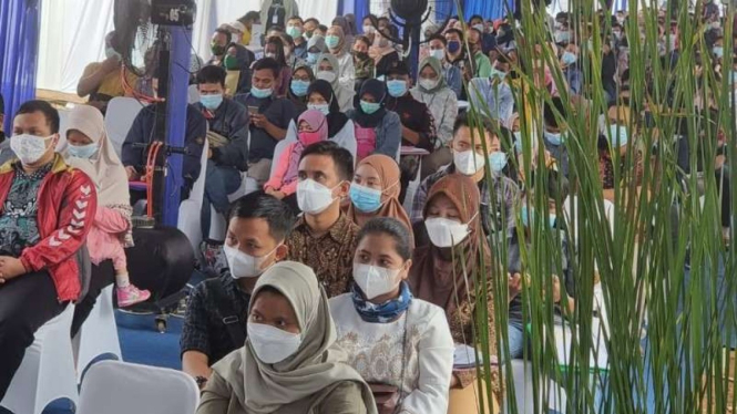 Peserta akad massal KPR Subsidi BTN.