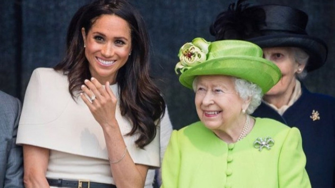 Meghan Markle dan Ratu Elizabeth II.