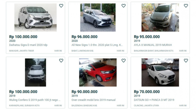 Mobil bekas yang irit bensin