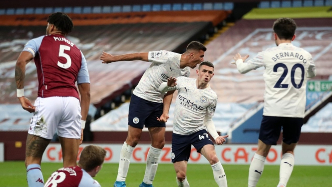 Pertandingan Aston Villa vs Manchester City