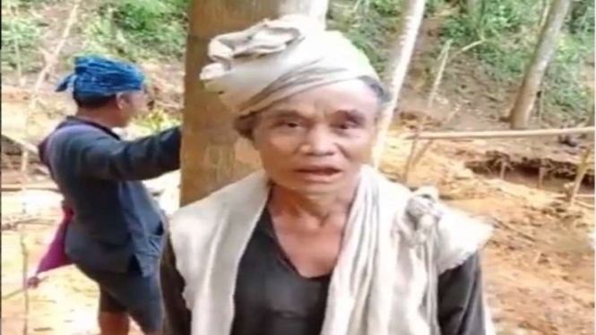 Tetua adat Baduy bernama Ki Pulung 