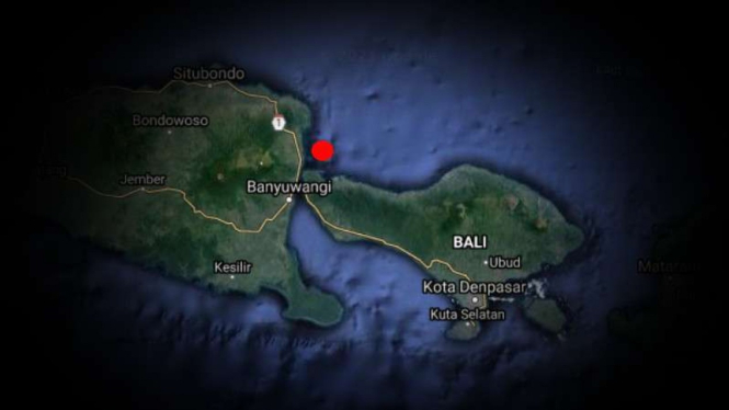 VIVA Militer: Peta laut Bali.