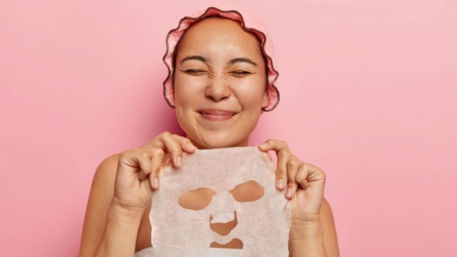 Ilustrasi sheet mask.