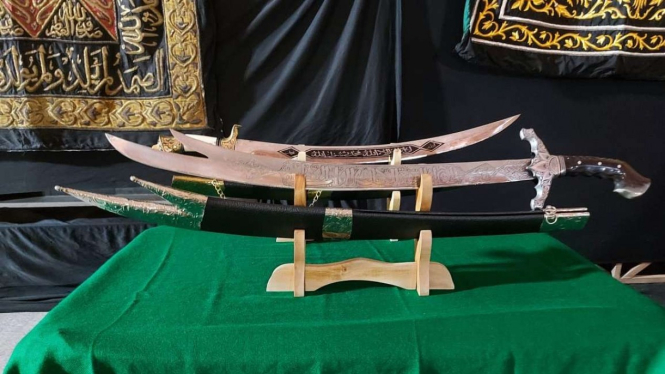 Pameran Artefak Nabi Muhammad SAW di JIC Jakarta Utara.
