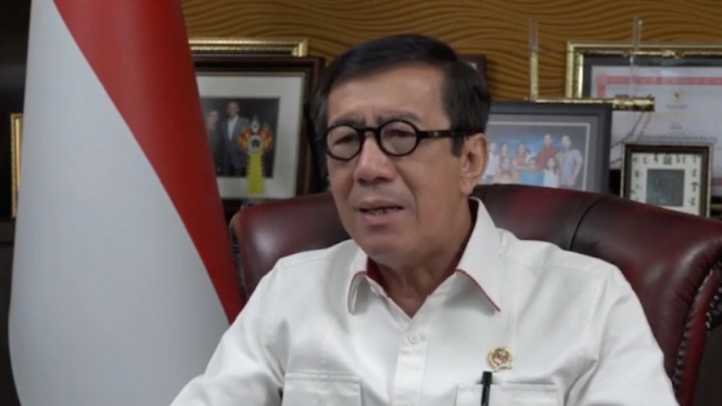 Menteri Hukum dan Hak Asasi Manusia (Menkumham), Yasonna Hamonangan Laoly