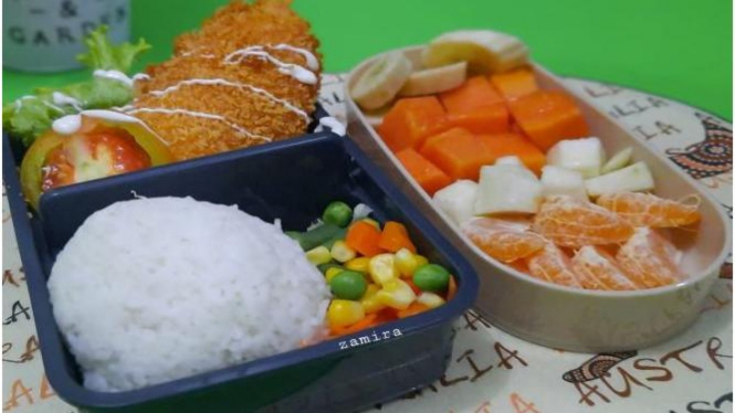 Menu gizi lengkap seimbang yang praktis (Dok.Pribadi)