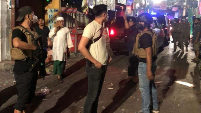 Polisi datangi lokasi tawuran