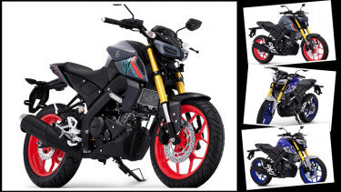 Sepeda motor Yamaha MT-15 warna baru