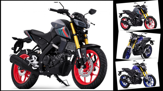Sepeda motor Yamaha MT-15 warna baru