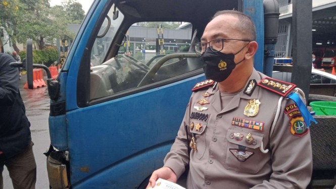 Direktur Lalu Lintas Polda Metro Jaya, Kombes Pol Sambodo Purnomo Yogo.