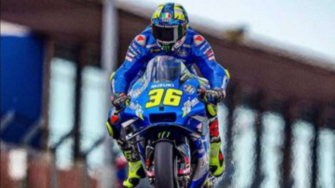 Pembalap Suzuki Ecstar, Joan Mir. 