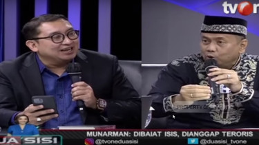 Debat Fadli Zon dengan Kapitra Ampera dalam acara Dua Sisi tvOne