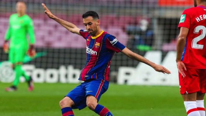 Gelandang Barcelona, Sergio Busquets