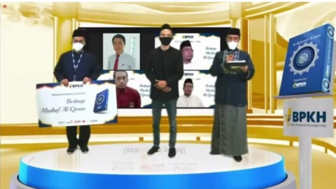 Launching program Berbagi Mushaf Al-Qur'an secara virtual