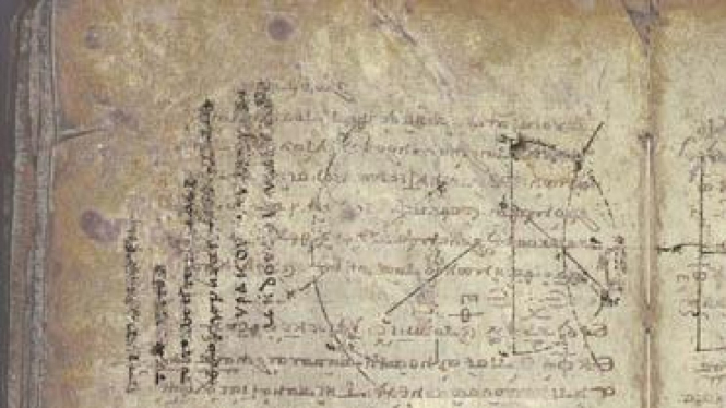 arcimedes palimpsest. dok.https://commons.wikimedia.org/wiki/File:Archimedes_Palimpsest.jpg