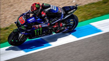 Pembalap Monster Energy Yamaha, Fabio Quartararo. 
