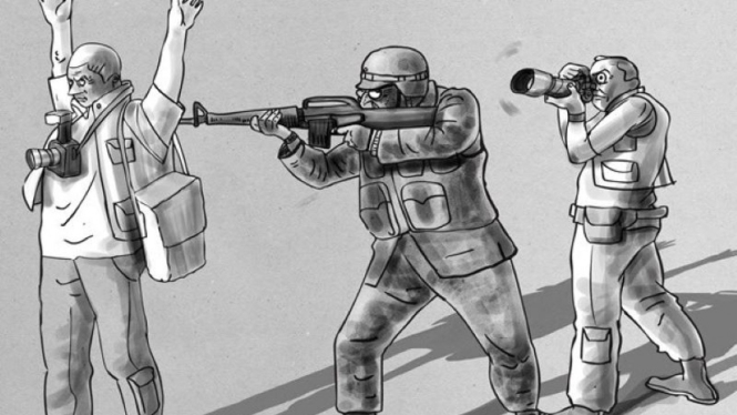 Karikatur sambut WPFD 2021