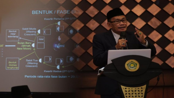 Pakar astronomi dari Tim Unifikasi Kalender Hijriyah Kemenag Cecep Nurwendaya