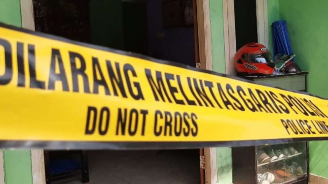 Ilustrasi garis polisi