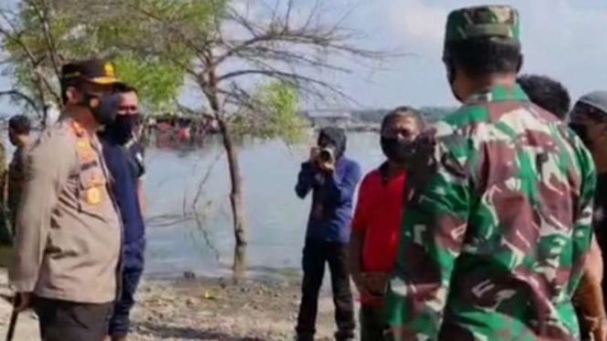 Kapolda Jawa Tengah Irjen Pol Ahmad Luthfi saat di Waduk Kedung Ombo Boyolali.