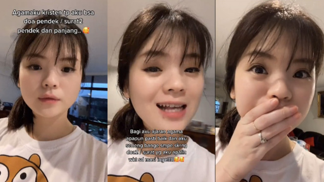 Viral wanita beragama Kristen hafal Alquran (TikTok/@jennyyen14)