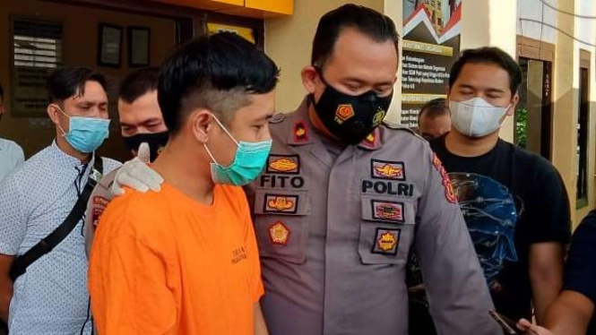 Pelaku penikaman terhadap SPG cantik di kota Jambi.