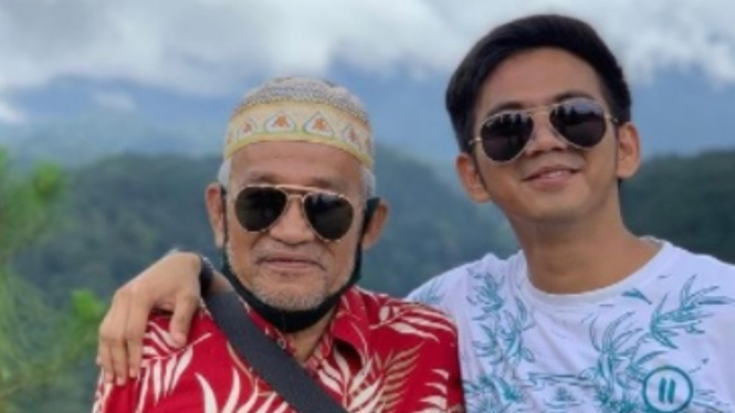 Foto kenangan Ridho DA dan ayah