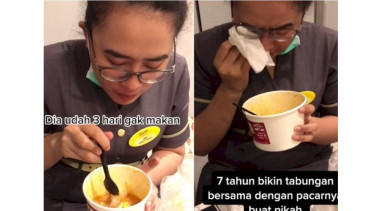 Wanita ini ditinggal pacar menikah