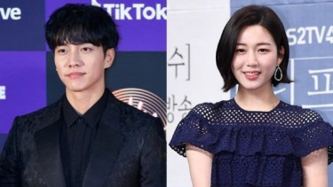 Lee Seung Gi dan Lee Da In.
