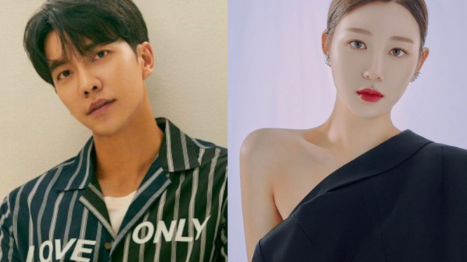Lee Seung Gi dan Lee Da In.