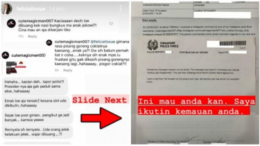 Postingan Insta Stories Felicia Tissue