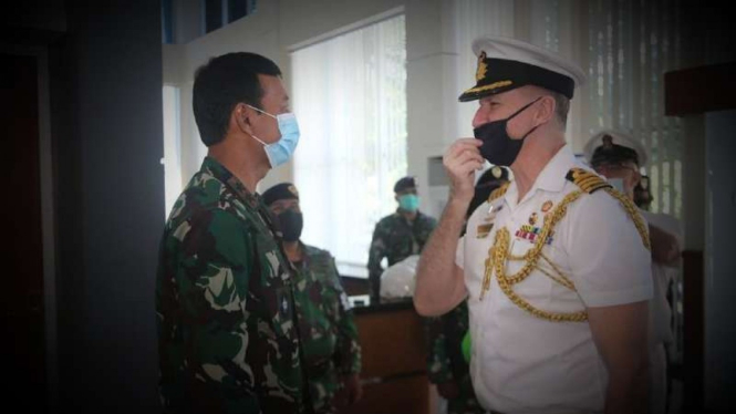 VIVA Militer: Athase Pertahanan Laut Australia menemui Pangkoarmada II
