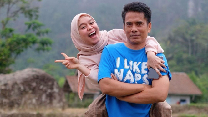 Lesti Kejora bersama sang ayah, Endang Mulyana