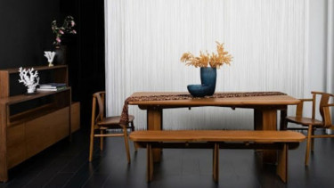 Furnitur terinspirasi dari budaya Indonesia.