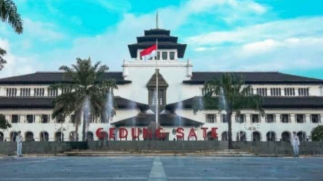Gedung Sate Bandung, Jabar.