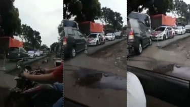 Viral Innova dipaksa mundur polisi (Intargram@energisolo)