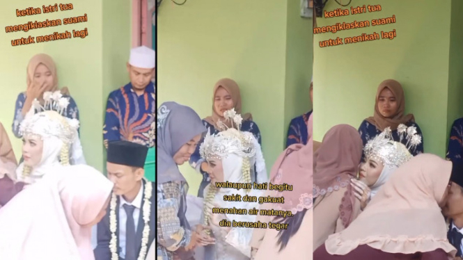 Viral istri menangis menemani suami kawan lagi (TikTok/herikanatasya)