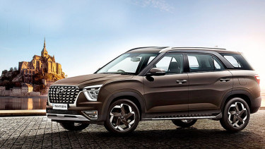 Bocoran wujud mobil Hyundai Alcazar penantang Toyota Fortuner.