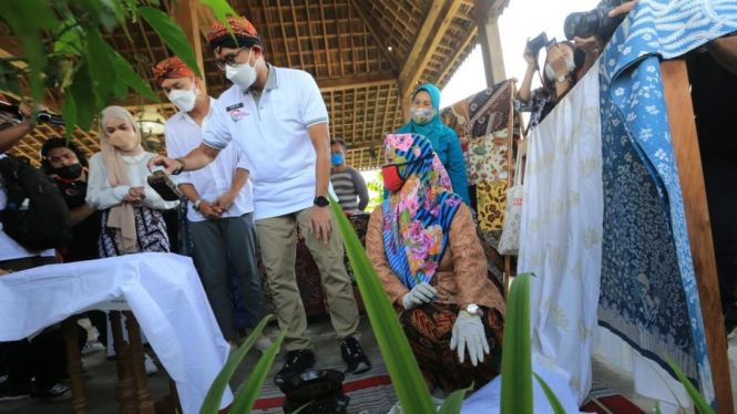 Sandiaga Uno kunjungi Desa Candirejo, Kabupaten Magelang